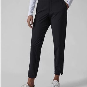 Athleta Brooklyn Ankle Pant in Black Size 14 #198671 Work Wear Business EUC